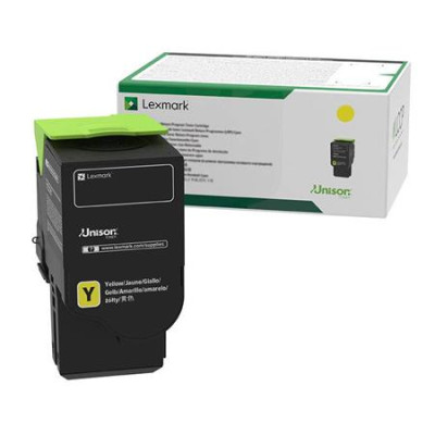 Originální toner Lexmark 78C2UY0 (78C2UYE, 78C0U40), žlutý, 7000 stran