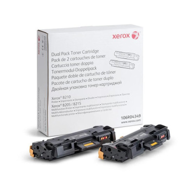 Originální toner Xerox 106R04349, černý, 2 x 3000 stran, 2-pack