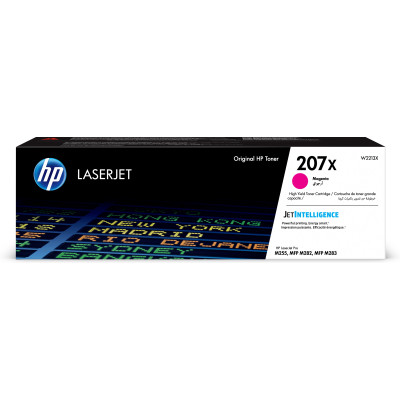 Originální toner HP W2213X (207X), purpurový, 2450 stran