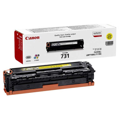 Originální toner Canon CRG-731Y (6269B002), žlutý, 1500 stran