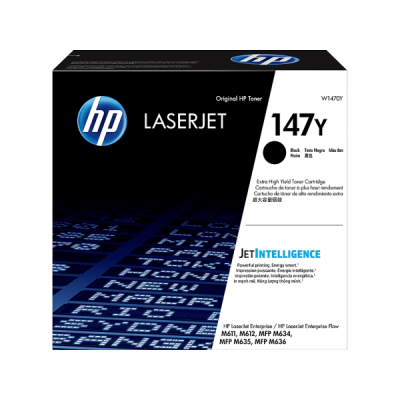 Originální toner HP W1470Y (147Y), černý, 42000 stran