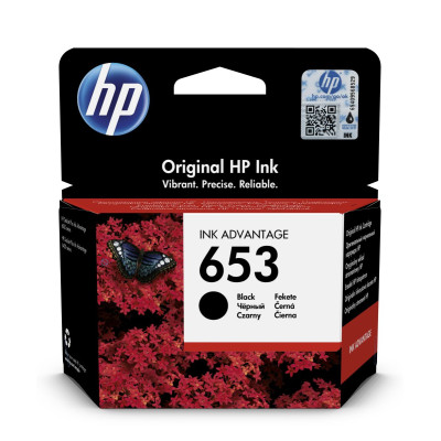 Originální inkoust HP 3YM75AE (653), černý, 6 ml