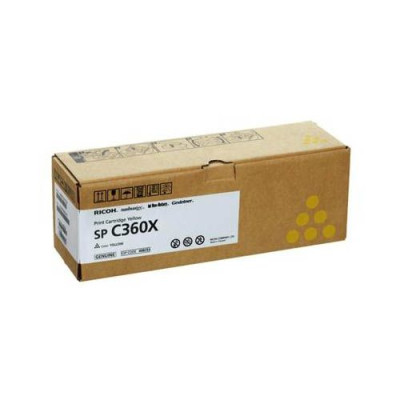 Originální toner Ricoh 408191, žlutý, 1500 stran