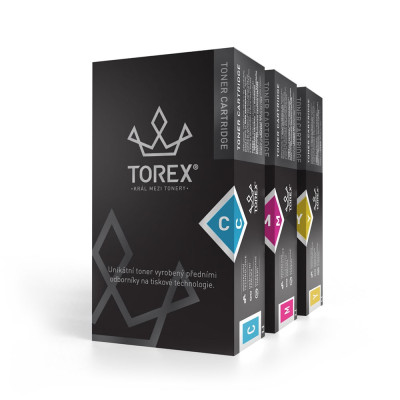 TOREX® toner kompatibilní s HP CF373AM (125A), CMY, 3 × 1400 stran, 3-pack