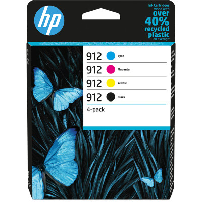 Originální inkoust HP 6ZC74AE (912), CMYK, 315 stran, 4-pack