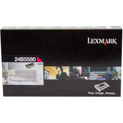 Originální toner Lexmark 24B5580, purpurový, 10000 stran