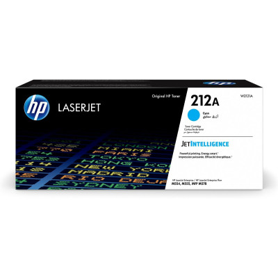 Originální toner HP W2121A (212A), azurový, 4500 stran