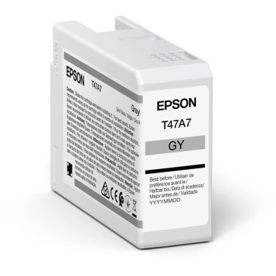 Originální inkoust Epson T47A7 (C13T47A700), šedý, 50 ml