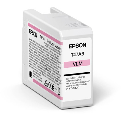 Originální inkoust Epson T47A6 (C13T47A60N), světle purpurový, 50 ml