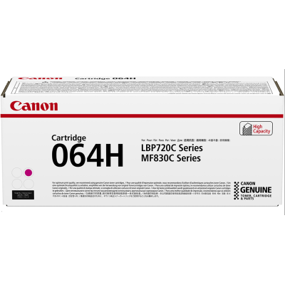 Originální toner Canon 064HM (4934C001), purpurový, 10400 stran, XL