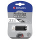 Verbatim USB flash disk, USB 3.0 (3.2 Gen 1), 32GB, PinStripe, Store N Go, černý