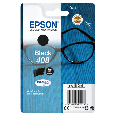 Originální inkoust Epson T09J1 (C13T09J14010, 408), černý, 18,9 ml