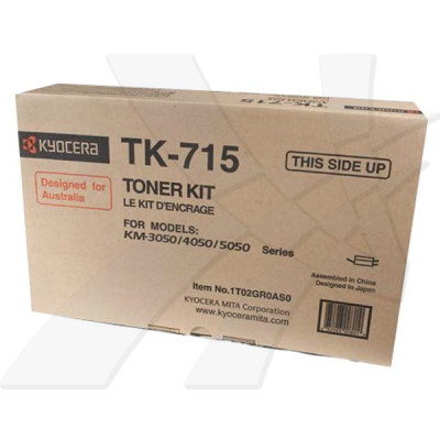 Originální toner Kyocera TK-715K (1T02GR0EU0), černý, 34000 stran