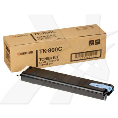 Originální toner Kyocera TK-800C, azurový, 10000 stran