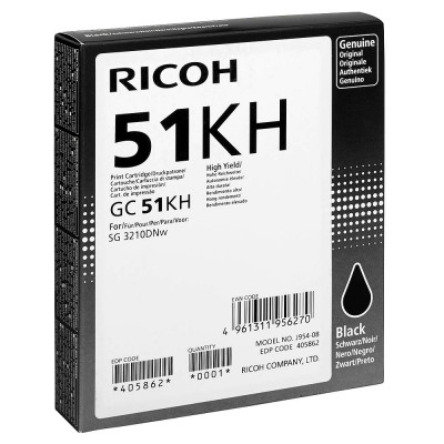 Originální inkoust Ricoh 405862 (GC 51KH), černý, 2900 stran