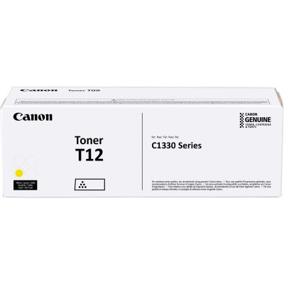 Originální toner Canon T12Y (5095C006), žlutý, 5300 stran