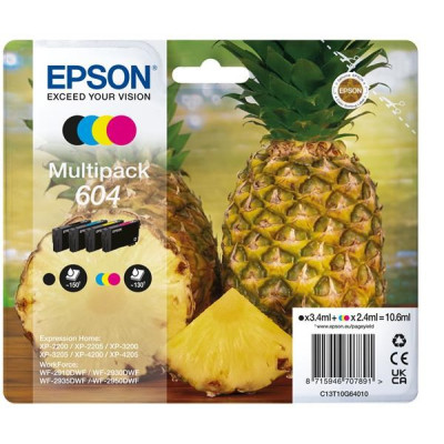 Originální inkoust Epson T10G6 (C13T10G64510), CMYK, 150/130 stran