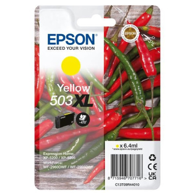 Originální inkoust Epson T09R4 (C13T09R44010, 503XL), žlutý, 470 stran (6,4 ml), XL