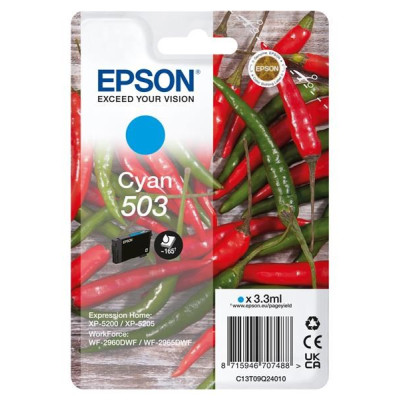 Originální inkoust Epson T09Q2 (C13T09Q24010, 503), azurový, 165 stran (3,3 ml)