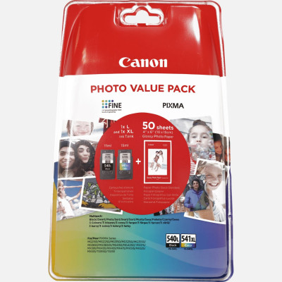 Originální inkoust Canon PG-540L/CL-541XL (5224B007), černý/barevný, 11 + 15 ml, 2-pack