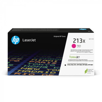 Originální toner HP W2133X (213X), purpurový, 6000 stran