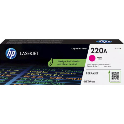 Originální toner HP W2203A (220A), purpurový, 1800 stran