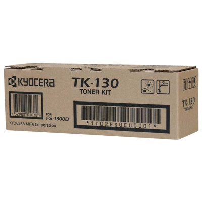 Originální toner Kyocera TK-130K (1T02HS0EU0, 1T02HS0EUC), černý, 7200 stran