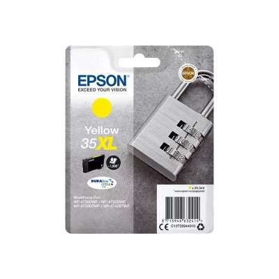 Originální inkoust Epson T3594 (C13T35944010, 35XL), žlutý, 1900 stran (20,3 ml), XL