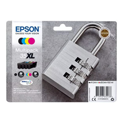 Originální inkoust Epson T3596 (C13T35964010, 35XL), CMYK, 2600 + 1900 stran, XL