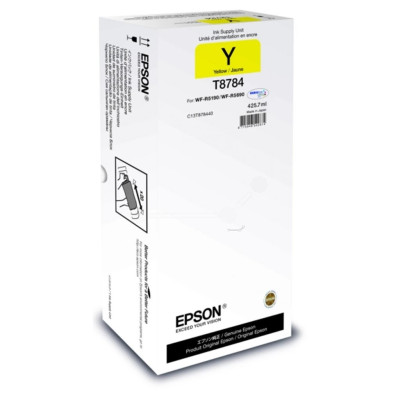 Originální inkoust Epson T8784 (C13T878440), žlutý, 50000 stran (425,7 ml), XXL