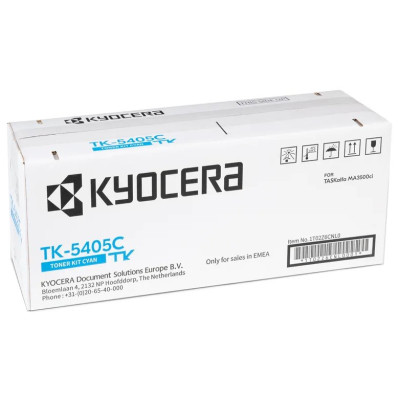 Originální toner Kyocera TK-5405C (1T02Z6CNL0), azurový, 10000 stran