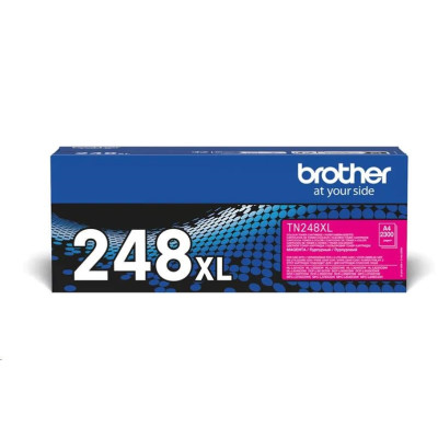 Originální toner Brother TN-248XLM, purpurový, 2300 stran, XL