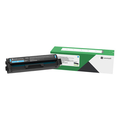 Originální toner Lexmark C332HC0 (C330H20), azurový, 2500 stran