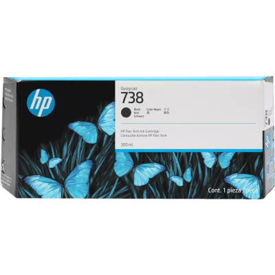 Originální inkoust HP 498Q0A (738M), černý, 300 ml