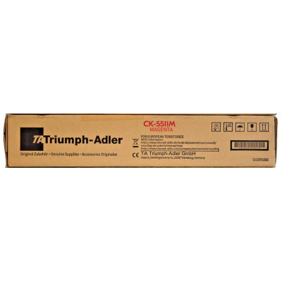 Originální toner Triumph Adler CK-5511M (1T02R5BTA0), purpurový, 12000 stran