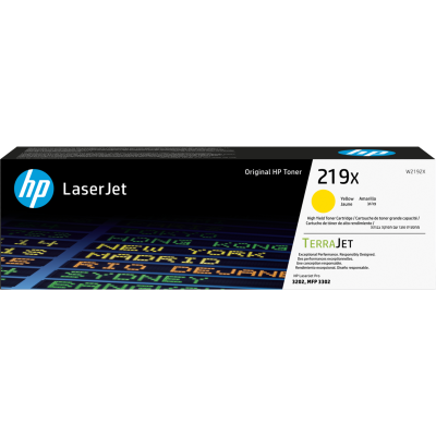 Originální toner HP W2192X (219X), žlutý, 2500 stran