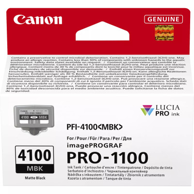 Originální inkoust Canon PFI-4100MBK (6776C001), matně černý, 80 ml