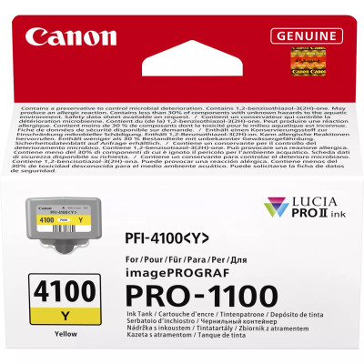 Originální inkoust Canon PFI-4100Y (6780C001), žlutý, 80 ml