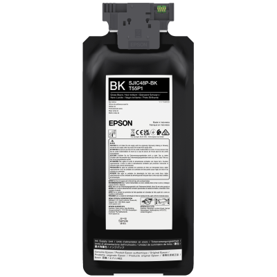 Originální inkoust Epson T55P1 (SJIC48P-BK, C13T55P140), černý, 480 ml