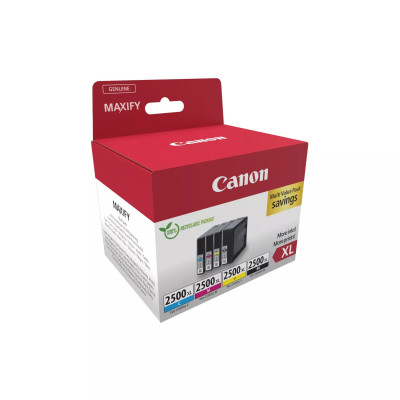 Originální inkoust Canon PGI-2500CMYK XL (9254B010), CMYK, 4-pack