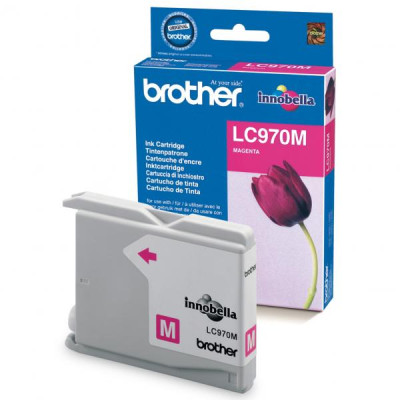 Originální inkoust Brother LC-970M, purpurový, 300 stran