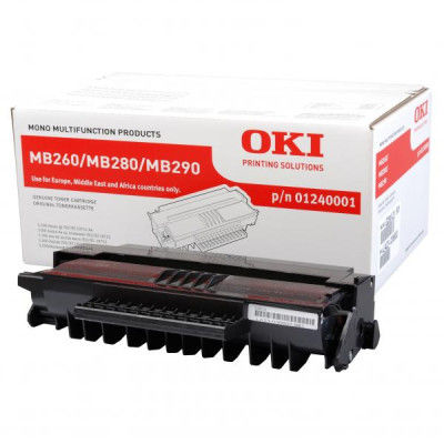 Originální toner Oki MB200 (1240001), černý, 5500 stran