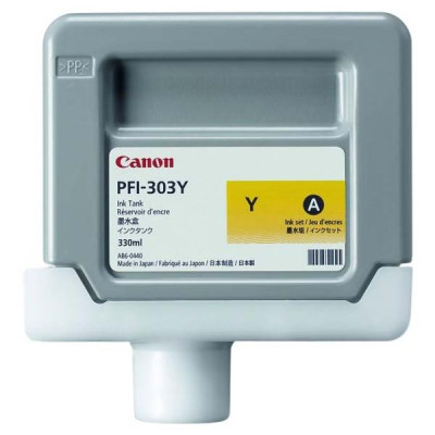 Originální inkoust Canon PFI-303Y (2961B001), žlutý, 330 ml