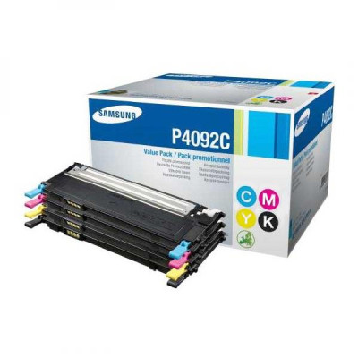 Originální toner Samsung CLT-P4092C (SU392A), CMYK, 3 × 1000 + 1500 stran, 4-pack