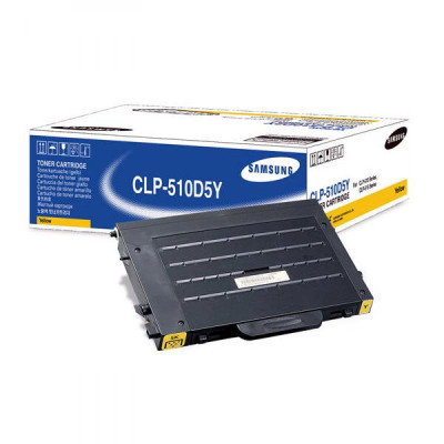 Originální toner Samsung CLP-510D5Y, žlutý, 5000 stran