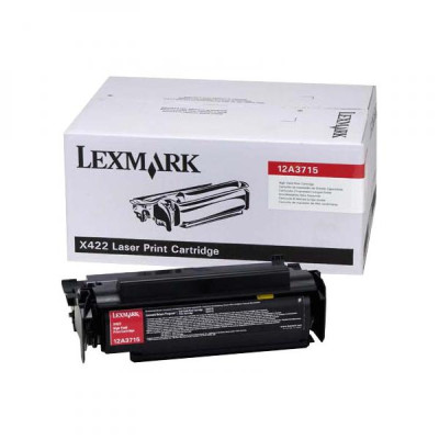 Originální toner Lexmark 12A3715, černý, 12000 stran