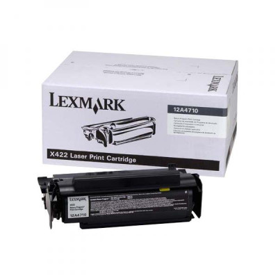 Originální toner Lexmark 12A4710, černý, 6000 stran