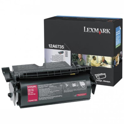 Originální toner Lexmark 12A6735, černý, 20000 stran