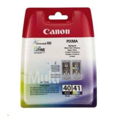 Originální inkoust Canon PG-40/CL-41 (0615B043), černý/barevný, 16 + 12 ml, 2-pack