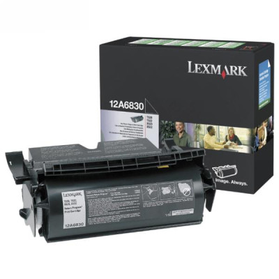 Originální toner Lexmark 12A6830, černý, 7500 stran